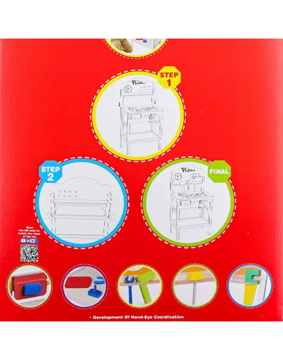 ONY-412 Ahşap Tamir Seti -Onyıl Oyuncak