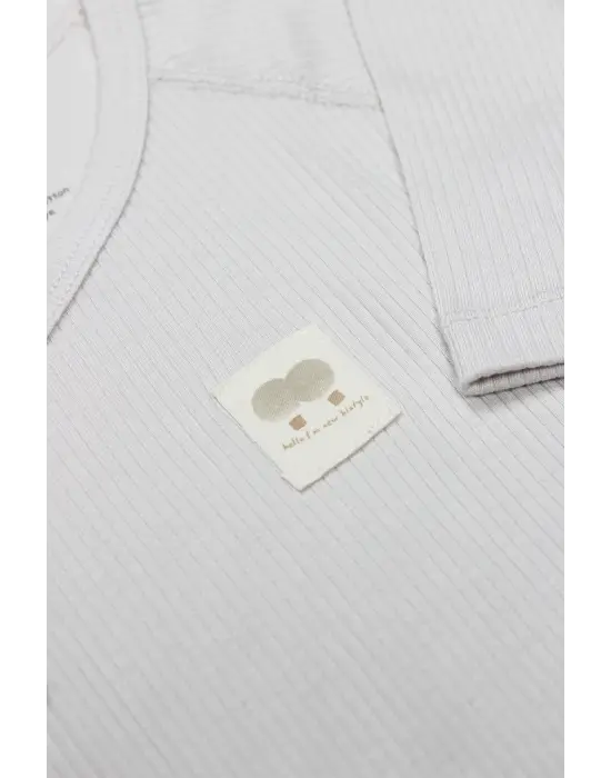 Organic Modal Flying Balloons Kruvaze Uzun Kol Body Bs17121 Bej