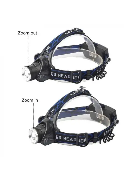 Orjinal 800 Lümen Tx6 Şarjlı Zoomlu Kafa Feneri Wt-120