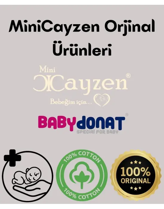 Orkide Büzgü Detaylı 3 Parça Kız Bebek Takımı %100 Pamuk