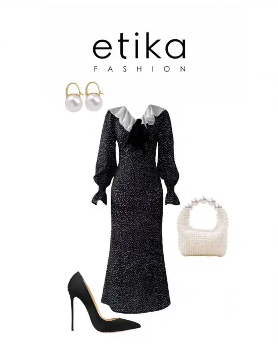 Ospe Fiyonklu Elbise