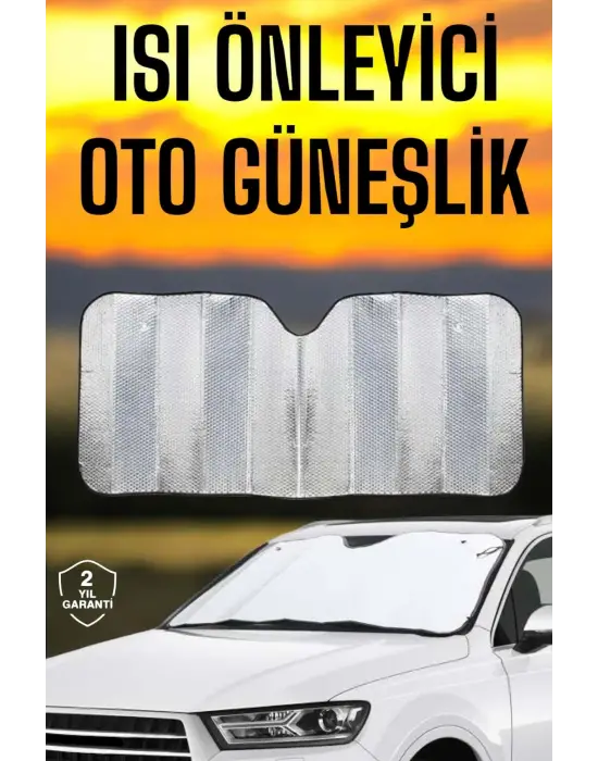 Oto Güneşlik Isı Önleyici Tüm Araçlara Uyumlu Uv Işınlarına Karşı