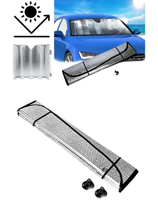 Oto Güneşlik Isı Önleyici Tüm Araçlara Uyumlu Uv Işınlarına Karşı