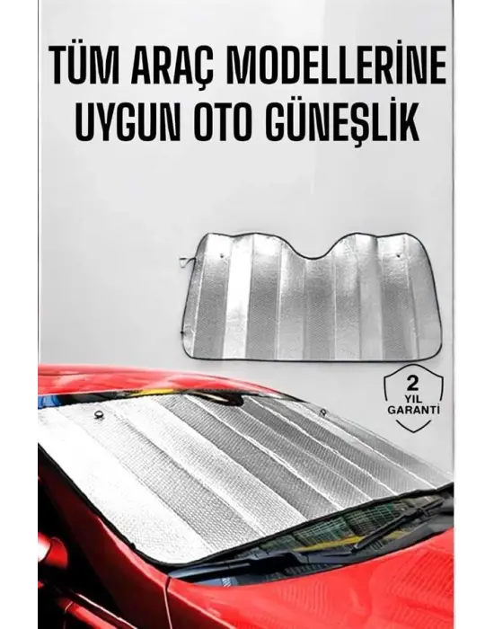 Oto Güneşlik Tüm Araç Tiplerine Uygun Isı Önleyici