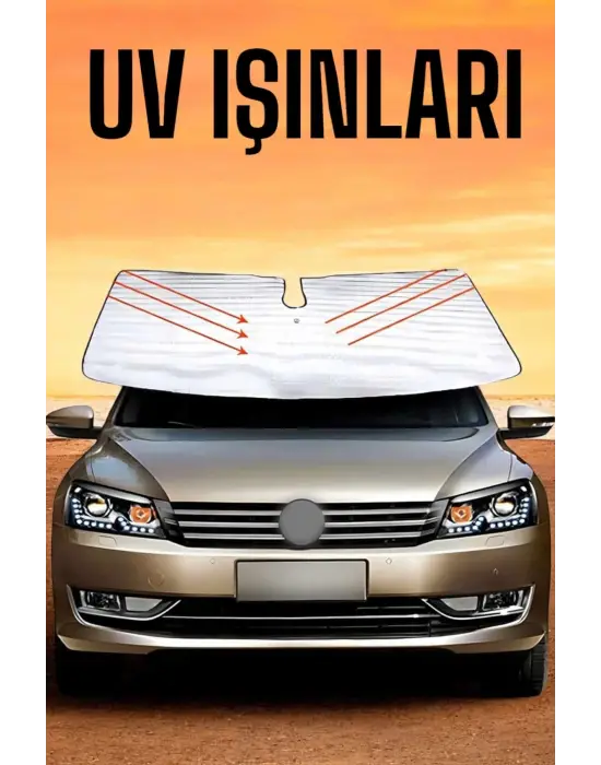 Oto Güneşlik Tüm Araç Tiplerine Uygun Isı Önleyici