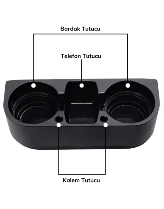 Oto Koltuk Yanı Bardak Tutucu Organizer