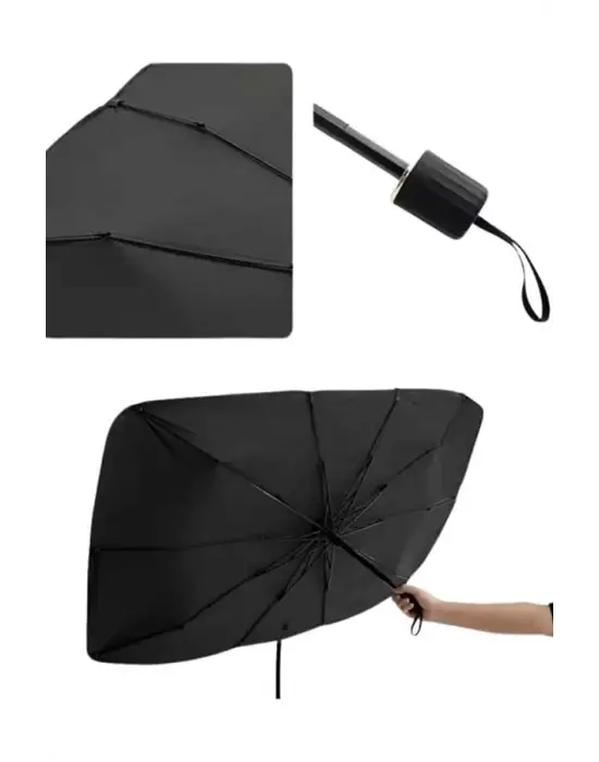 Oto Ön Cam Güneşliği Otomatik Katlanabilir Gölgelik Oto Cam Şemsiye