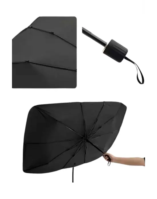 Oto Ön Cam Güneşliği Otomatik Katlanabilir Gölgelik Oto Cam Şemsiye