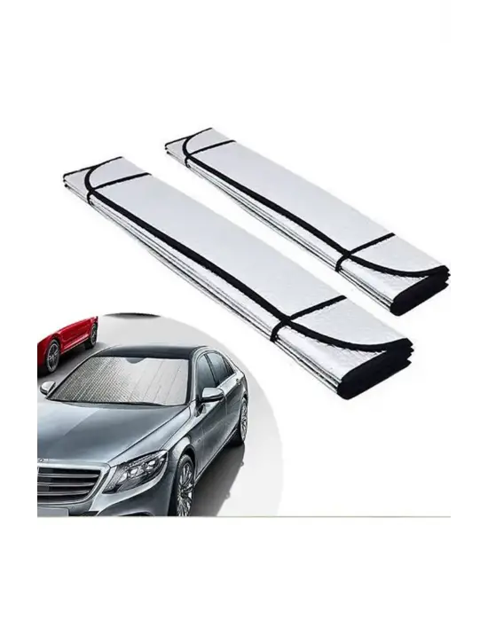 Oto Ön Cam Güneşlik Katlanabilir Uv Koruyucu Renault Megane Hyundai İ20 Opel Astra Toyota Corolla