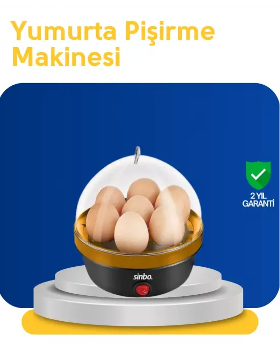 Otomatik Kapanma Özellikli Yumurta Pişirme Makinesi 7 Kapasiteli