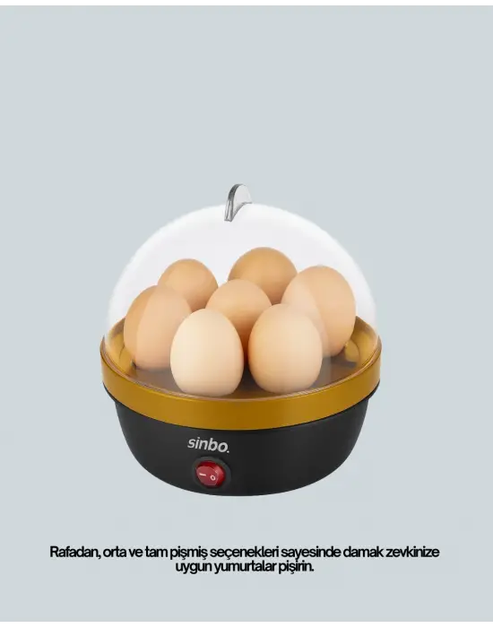 Otomatik Kapanma Özellikli Yumurta Pişirme Makinesi 7 Kapasiteli