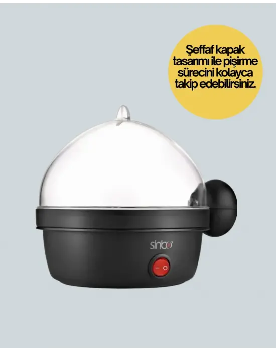 Otomatik Kapanma Özellikli Yumurta Pişirme Makinesi 7 Kapasiteli