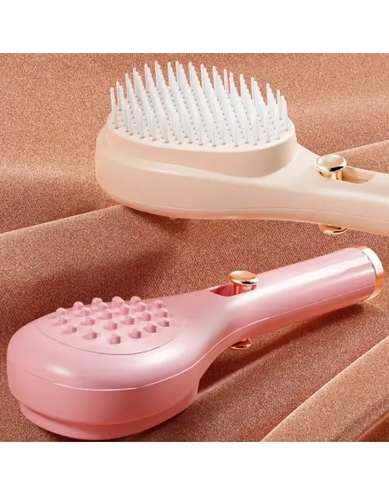 Otomatik Tuşlu Saç Masaj Tarağı