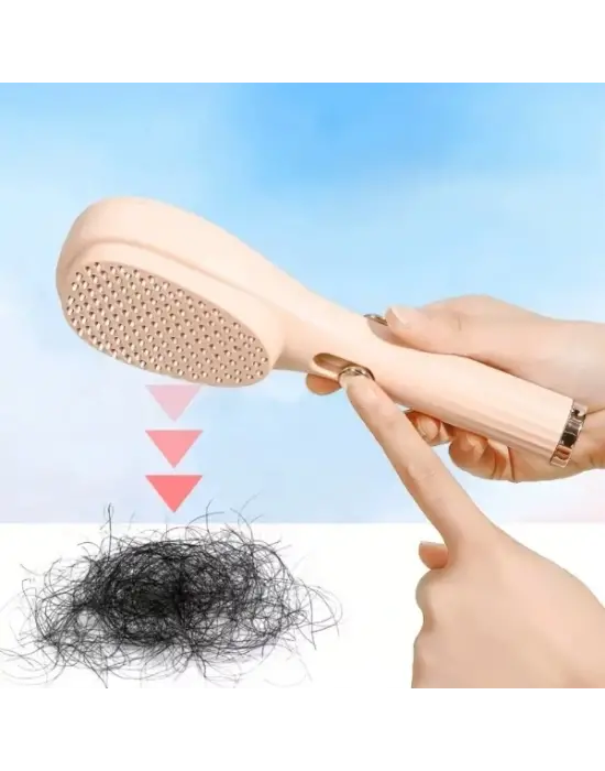 Otomatik Tuşlu Saç Masaj Tarağı