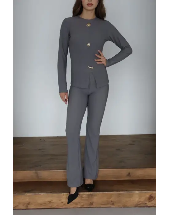 Ottoman alt üst takım gri pt510442