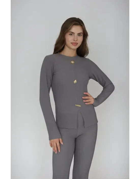 Ottoman alt üst takım gri pt510442