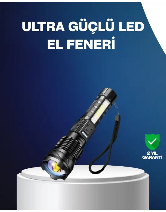 Outdoor Ve Acil Durum İçin Güçlü Led El Feneri