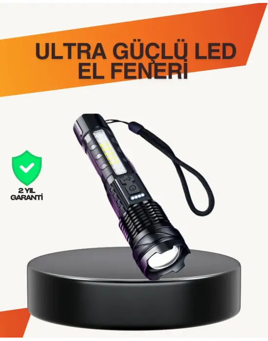 Outdoor Ve Acil Durum İçin Güçlü Led El Feneri