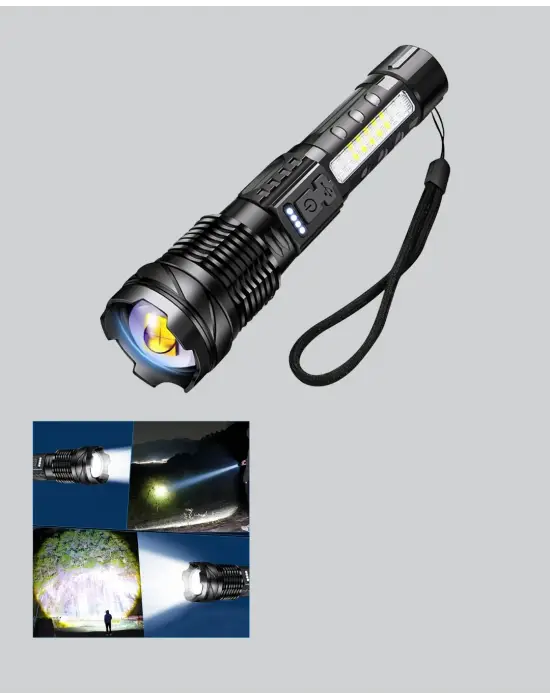 Outdoor Ve Acil Durum İçin Güçlü Led El Feneri