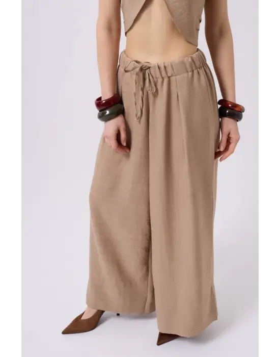 Omarı Keten Oversize Pantolon - Rahat ve Şık Tasarım