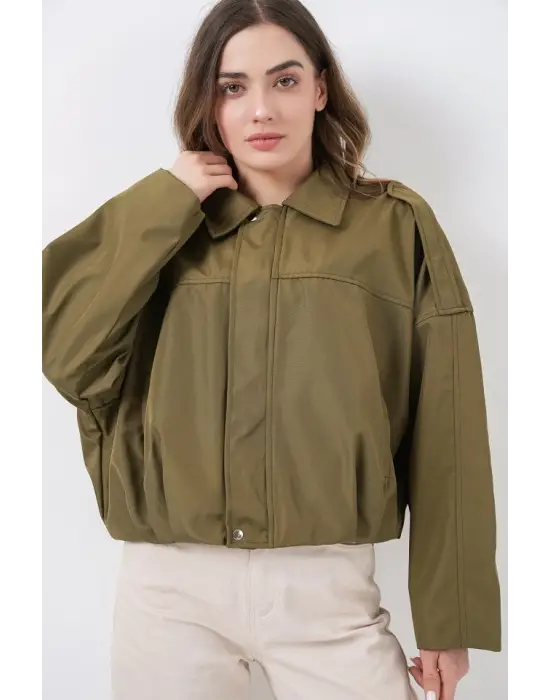 Modern Oversize Kısa Ceket