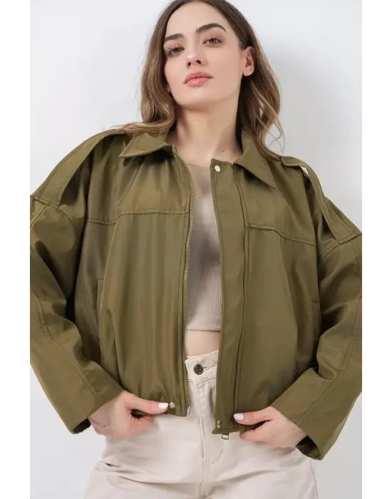 Modern Oversize Kısa Ceket