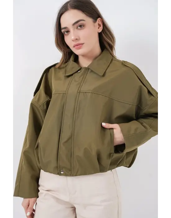 Modern Oversize Kısa Ceket