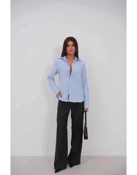 Omarı Modern Kesim Oversize Gömlek