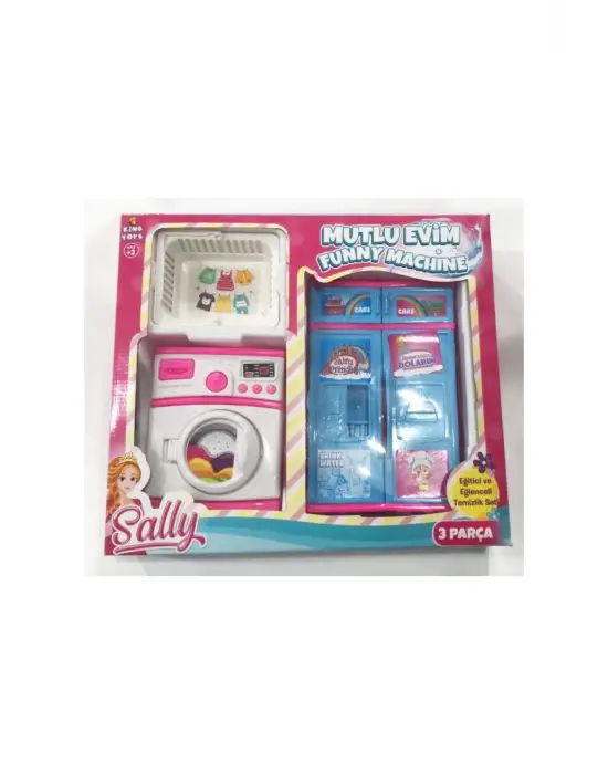 Omarı Çocuklar İçin Eğlenceli Mini Beyaz Eşya Seti