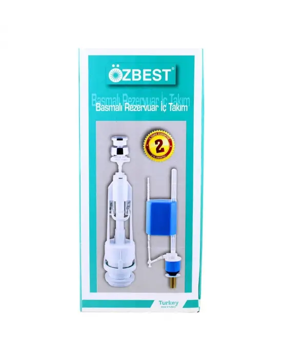 Özbest Su Tasarruflu Basmalı Klozet Rezervuar İç Takımı - Uyumlu Ve Dayanıklı