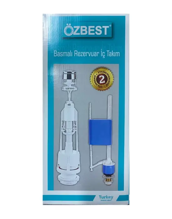 Özbest Su Tasarruflu Basmalı Klozet Rezervuar İç Takımı - Uyumlu Ve Dayanıklı