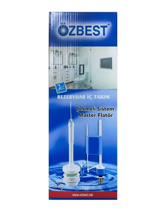 Özbest Su Tasarruflu Klozet Sifon Çekmeli Rezervuar İç Takımı