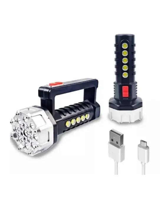 P-17 17+5 Cob Ledli Işıldak Fener