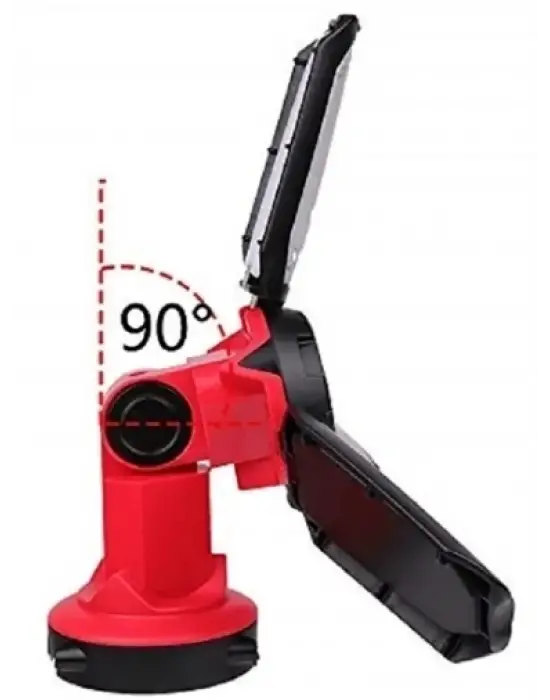 P-8801 Şarjlı Katlanabilir 3xcob Led+ 3w Led Çok Fonksiyonlu Kamp Feneri