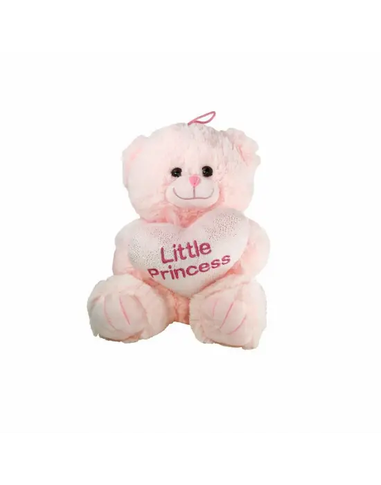 Omarı Peluş Kalpli Ayı 25 cm