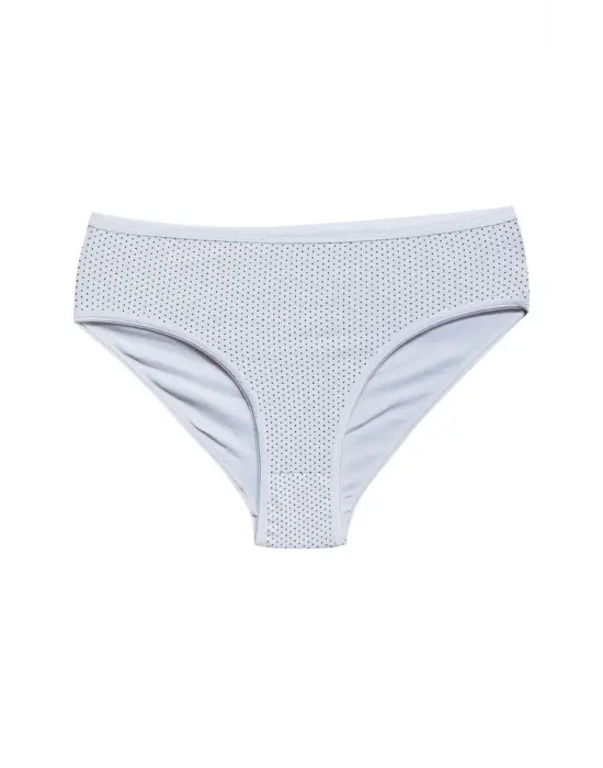 Pamuklu Geniş Kenarlı Likralı Desenli   Kadın Külot 5li Paket Set 1