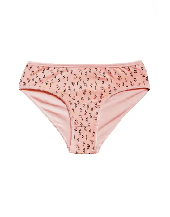 Omarı *Rahatlık ve Şıklığı Bir Arada Sunan Desenli Geniş Kenarlı Kadın Külot Seti*