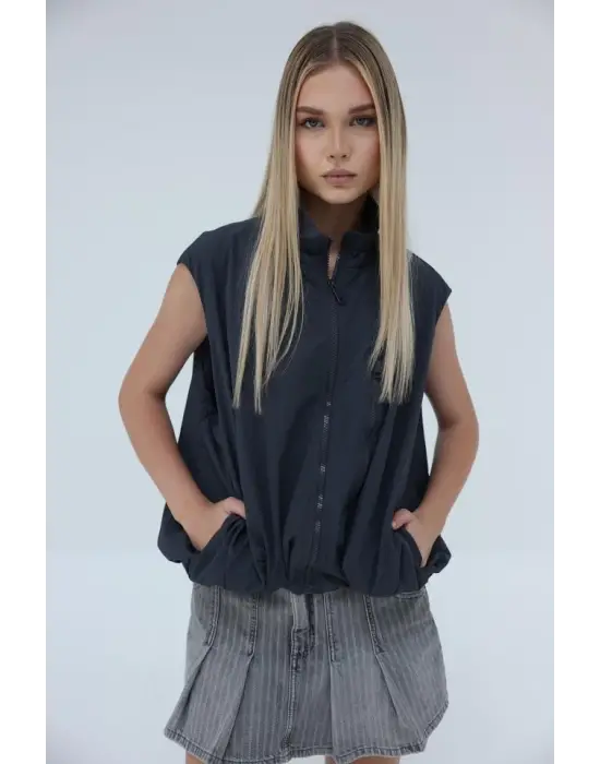 Omarı Hafif ve Dayanıklı Yelek - Antrasit