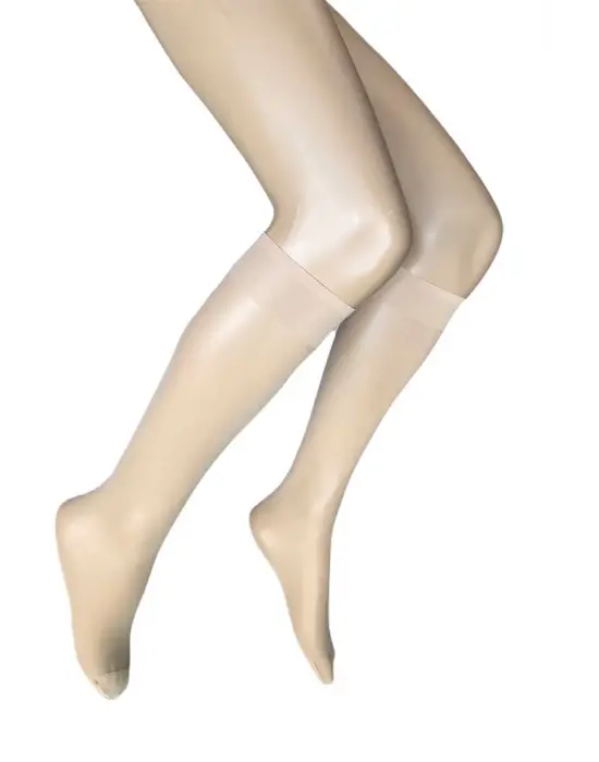 Omarı Parlak 15 Denye Sahra Desenli 12li Dizaltı Kadın Çorap Seti