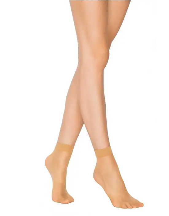 Omarı Parlak İnce Kısa Çorap - Kadın Soket Çorap