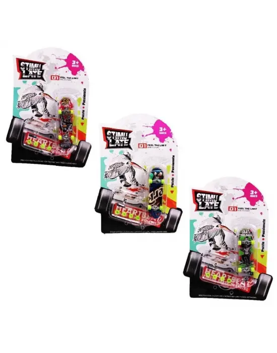 Omarı Yumuşak Tekerlekli Parmak Kaykay - Sürüklenme Garantili