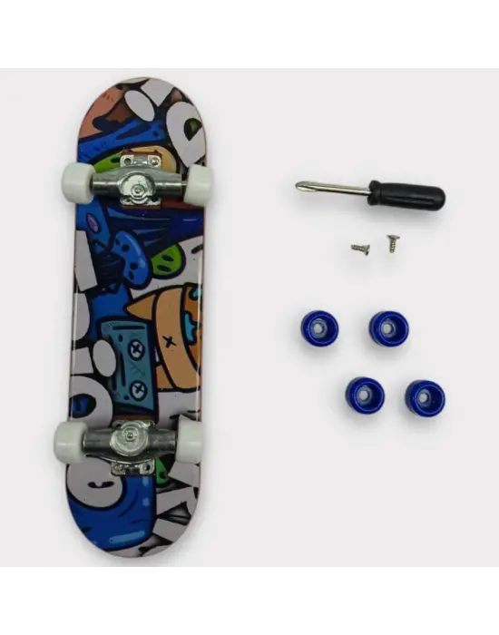 Omarı Eğlenceli Parmak Kaykay Oyun Seti