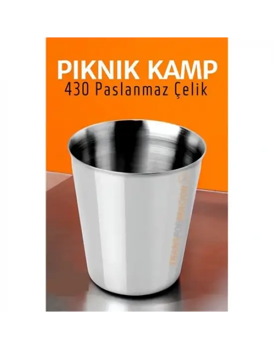 Paslanmaz Çelik Bardak – Kamp, Piknik ve Mutfak İçin Dayanıklı Metal Bardak 719313