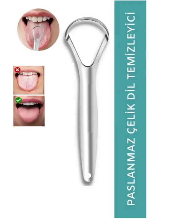 Paslanmaz Çelik Dil Temizleyici