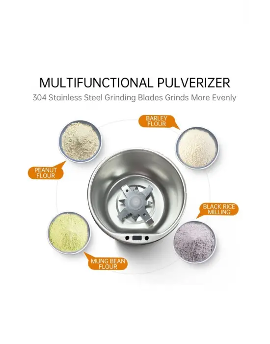 Omarı Paslanmaz Çelik Kahve Öğütücü Yedek Bıçaklı Değirmen