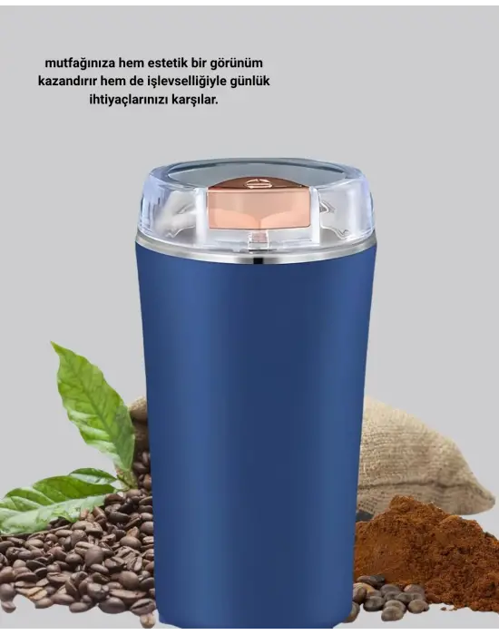 Paslanmaz Çelik Kahve Ve Baharat Öğütücü – Otomatik Mekanizma