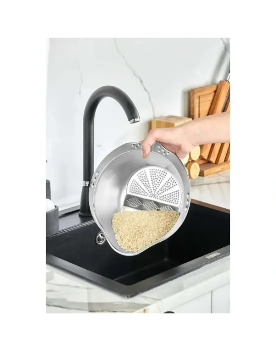 Paslanmaz Çelik Pirinç Süzgeci