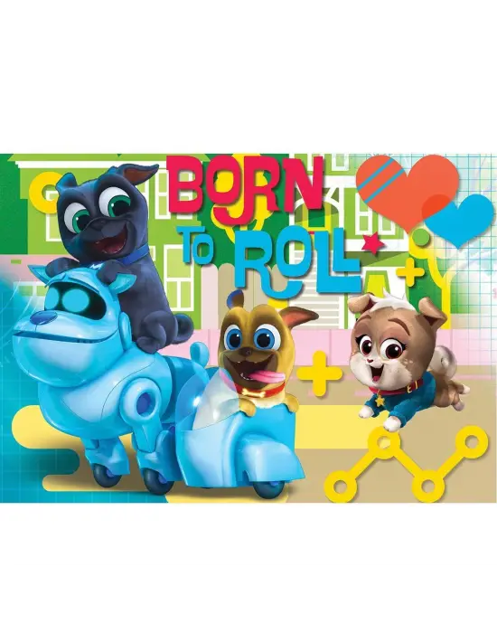 Omarı Eğlenceli Puppy Dog Pals Çocuk Puzzle
