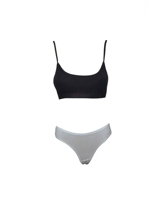 Çarpıcı İp Askılı Yarım Atlet Takım