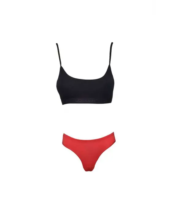 Çarpıcı Yarım Atlet Büstiyer Külot Takım